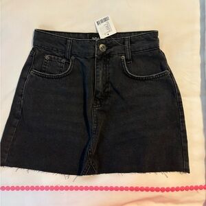 Urban Outfitters Black Denim Skirt
